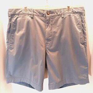 Polo Ralph Lauren Shorts Mens 38 Light Blue Twill The Polo Chino Preppy Stretch